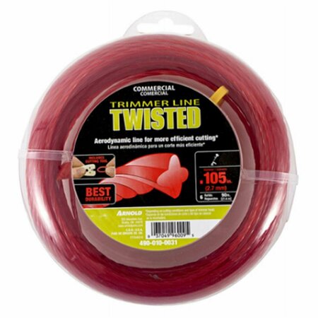 PROPATION 0.15 in. x 109 ft. Twisted Trimmer Line - Maroon PR3842817